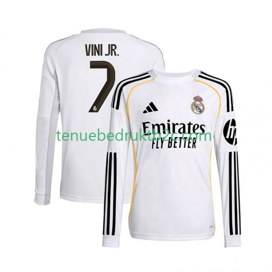Thuisshirt Real Madrid Vinicius Junior 7 Mannen 2025-26 L-S