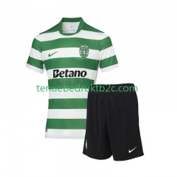Thuisshirt Sporting CP Voetbalteneu Kinderen 2025-26 S-S