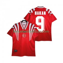 Thuisshirt Retro Turkije HAKAN 9 1996 Mannen S-S