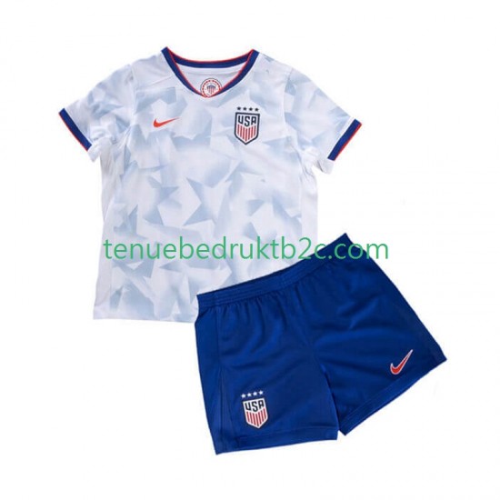 Thuisshirt USA Voetbalteneu Kinderen 2025 S-S