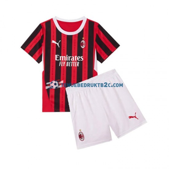 Thuisshirt AC Milan Voetbalteneu Kinderen 2024-25 S-S