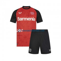 Thuisshirt Bayer 04 Leverkusen Voetbalteneu Kinderen 2024-25 S-S