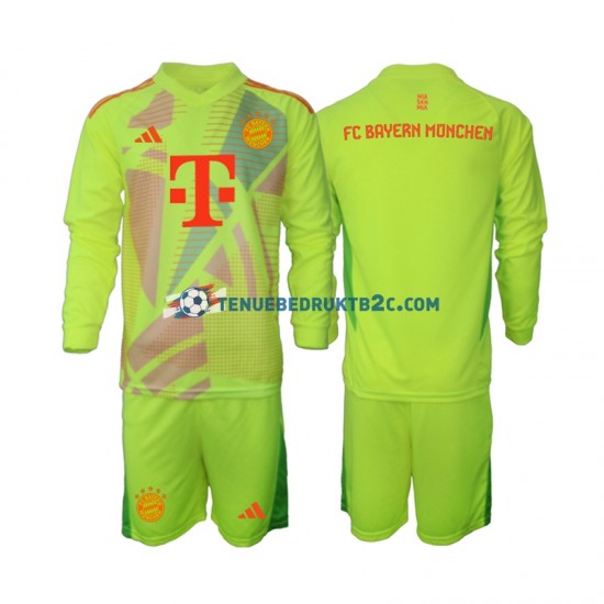 Thuisshirt FC Bayern München Keeper Voetbalteneu Kinderen 2024-25 L-S