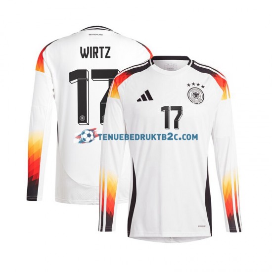 Thuisshirt Duitsland Florian Wirtz 17 Mannen Europacup 2024 L-S