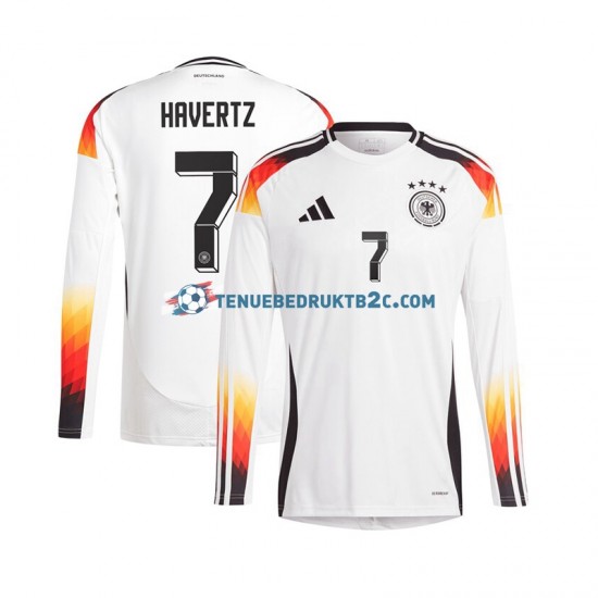 Thuisshirt Duitsland Havertz 7 Mannen Europacup 2024 L-S