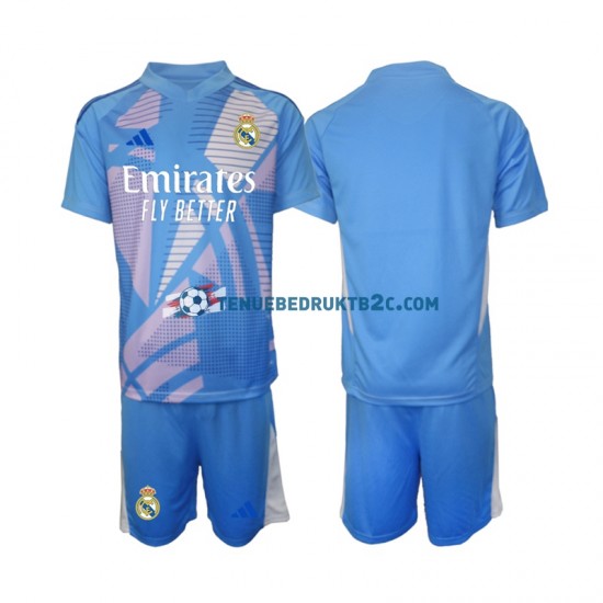 Thuisshirt Real Madrid Keeper Voetbalteneu Kinderen 2024-25 S-S