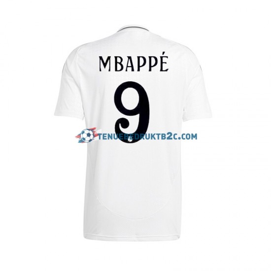 Thuisshirt Real Madrid Kylian Mbappe 9 Mannen 2024-25 S-S