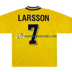 Thuisshirt Retro Zweden Henrik Larsson 7 Mannen 1994 S-S