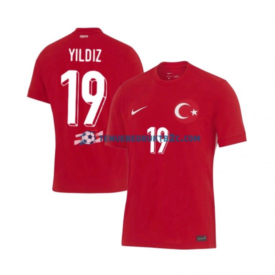 Uitshirt Turkije Kenan Yıldız 19 Mannen Europacup 2024 S-S