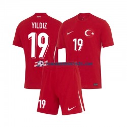 Uitshirt Turkije Kenan Yıldız 19 Voetbalteneu Kinderen Europacup 2024 S-S
