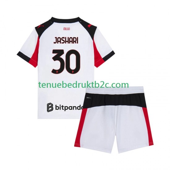 Uitshirt AC Milan Ardon Jashari 30 Voetbalteneu Kinderen 2025-26 S-S