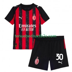Thuisshirt AC Milan Ardon Jashari 30 Voetbalteneu Kinderen 2025-26 S-S
