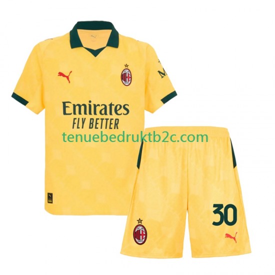 3de shirt AC Milan Ardon Jashari 30 Voetbalteneu Kinderen 2025-26 S-S