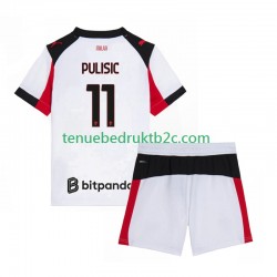 Uitshirt AC Milan Christian Pulisic 11 Voetbalteneu Kinderen 2025-26 S-S