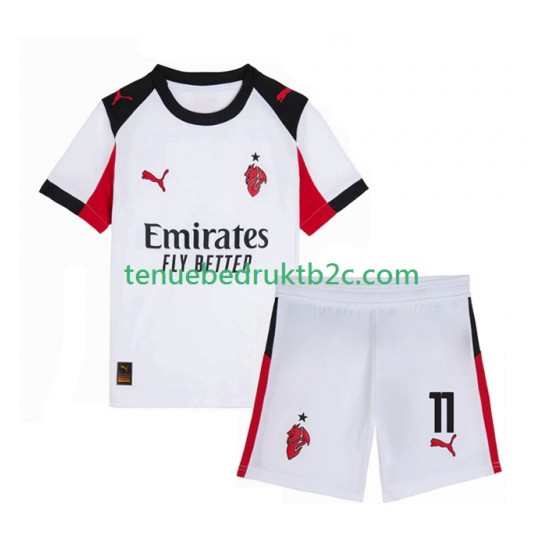 Uitshirt AC Milan Christian Pulisic 11 Voetbalteneu Kinderen 2025-26 S-S
