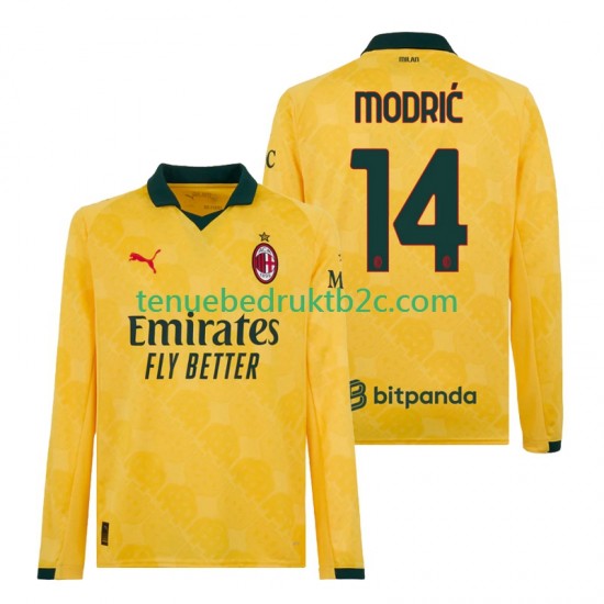 3de shirt AC Milan Luca Modric 14 Mannen 2025-26 L-S