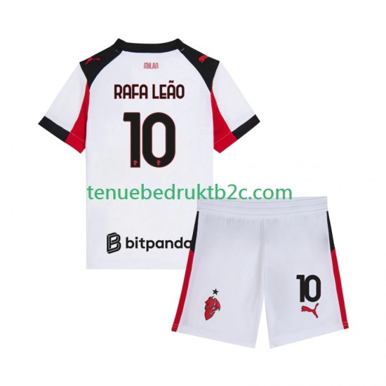 Uitshirt AC Milan Rafael Leao 10 Voetbalteneu Kinderen 2025-26 S-S