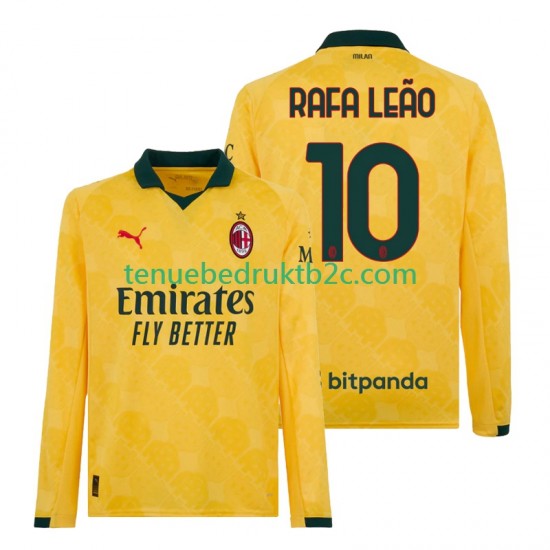 3de shirt AC Milan Rafael Leao 10 Mannen 2025-26 L-S