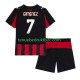 Thuisshirt AC Milan Santiago Gimenez 7 Voetbalteneu Kinderen 2025-26 S-S