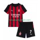 Thuisshirt AC Milan Santiago Gimenez 7 Voetbalteneu Kinderen 2025-26 S-S