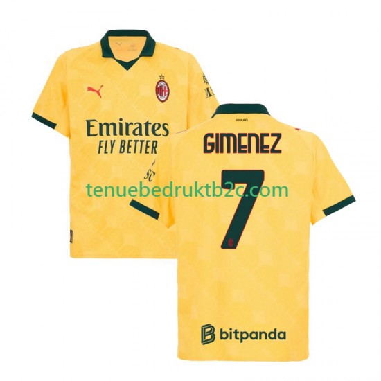 3de shirt AC Milan Santiago Gimenez 7 Mannen 2025-26 S-S