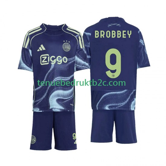 Uitshirt AFC Ajax Brian Brobbey 9 Voetbalteneu Kinderen 2025-26 S-S