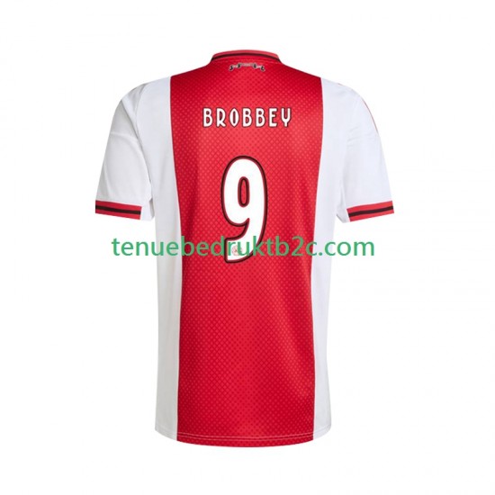 Thuisshirt AFC Ajax Brian Brobbey 9 Mannen 2025-26 S-S
