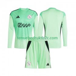 Thuisshirt AFC Ajax Keeper Voetbalteneu Kinderen 2025-26 L-S