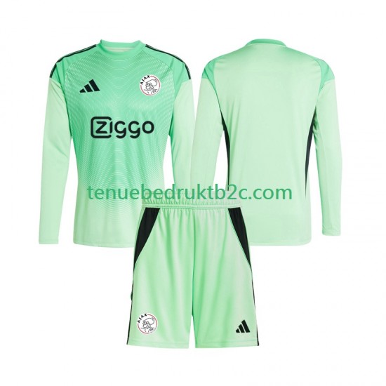 Thuisshirt AFC Ajax Keeper Voetbalteneu Kinderen 2025-26 L-S