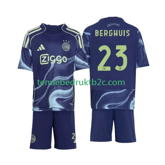 Uitshirt AFC Ajax Steven Berghuis 23 Voetbalteneu Kinderen 2025-26 S-S