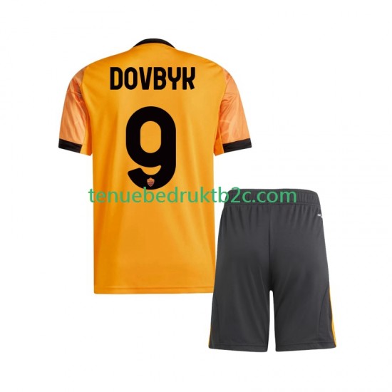 Uitshirt AS Roma Artem Dovbyk 9 Voetbalteneu Kinderen 2025-26 S-S