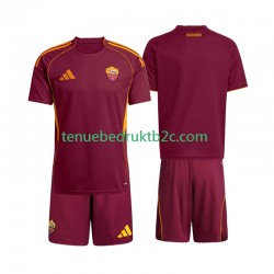 Thuisshirt AS Roma Voetbalteneu Kinderen 2025-26 S-S