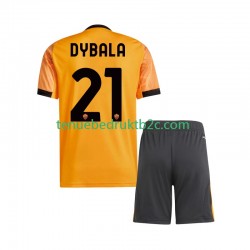 Uitshirt AS Roma Dybala 21 Voetbalteneu Kinderen 2025-26 S-S