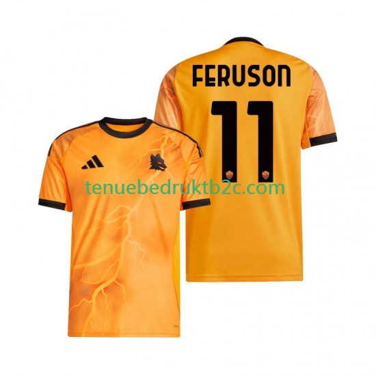 Uitshirt AS Roma Evan Ferguson 11 Mannen 2025-26 S-S