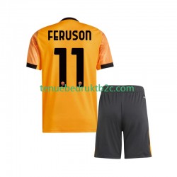 Uitshirt AS Roma Evan Ferguson 11 Voetbalteneu Kinderen 2025-26 S-S