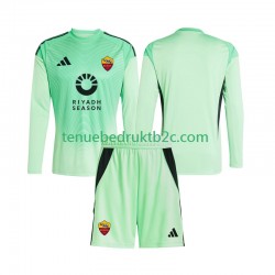 Uitshirt 4de shirt AS Roma Keeper Voetbalteneu Kinderen 2025-26 L-S