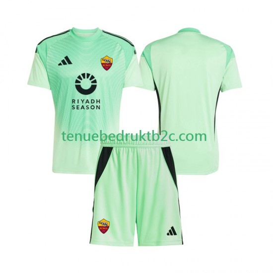 Uitshirt 4de shirt AS Roma Keeper Voetbalteneu Kinderen 2025-26 S-S