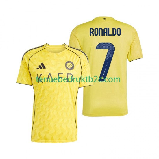 Thuisshirt Al Nassr Cristiano Ronaldo 7 Mannen 2025-26 S-S