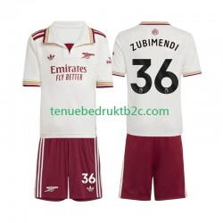 3de shirt Arsenal Martin Zubimendi 36 Voetbalteneu Kinderen 2025-26 S-S