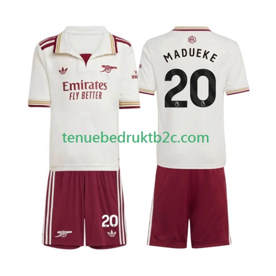 3de shirt Arsenal Noni Madueke 20 Voetbalteneu Kinderen 2025-26 S-S