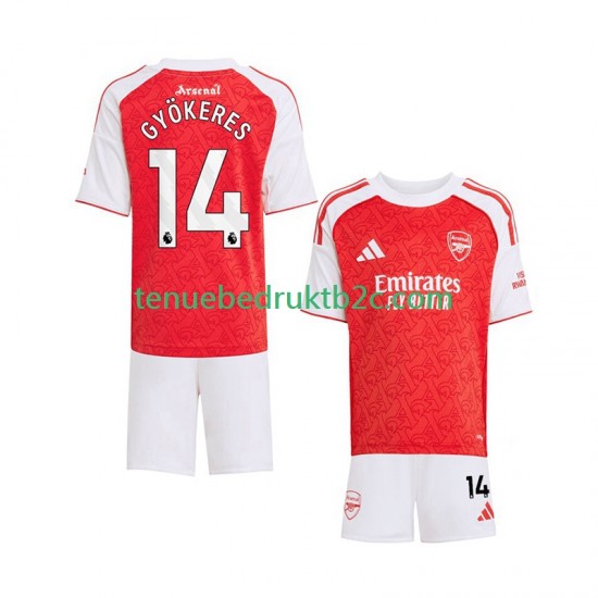 Thuisshirt Arsenal Viktor Gyokeres 14 Voetbalteneu Kinderen 2025-26 S-S