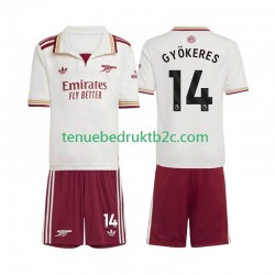 3de shirt Arsenal Viktor Gyokeres 14 Voetbalteneu Kinderen 2025-26 S-S