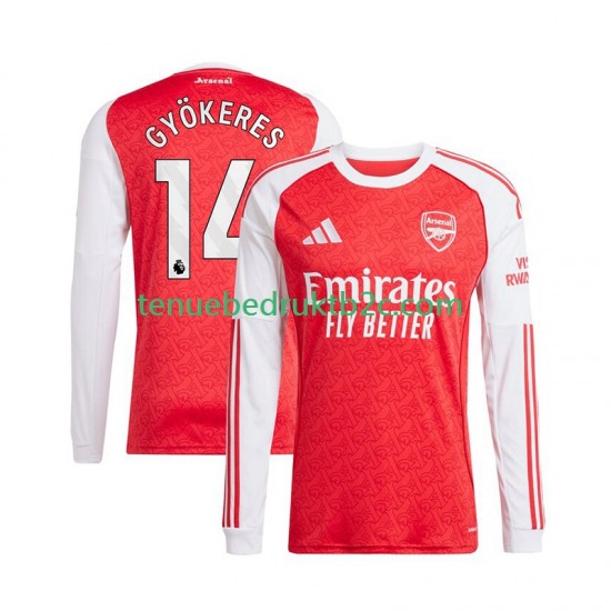 Thuisshirt Arsenal Viktor Gyokeres 14 Mannen 2025-26 L-S