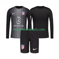 Uitshirt Atlético Madrid Keeper Voetbalteneu Kinderen 2025-26 L-S