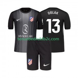 Uitshirt Atlético Madrid Keeper Jan Oblak 13 Voetbalteneu Kinderen 2025-26 S-S