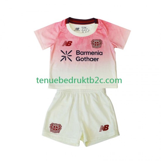 Uitshirt Bayer 04 Leverkusen Voetbalteneu Kinderen 2025-26 S-S