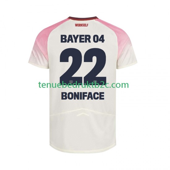 Uitshirt Bayer 04 Leverkusen Victor Boniface 22 Mannen 2025-26 S-S