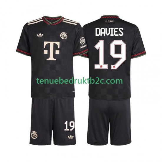 3de shirt FC Bayern München Alphonso Davies 19 Voetbalteneu Kinderen 2025-26 S-S