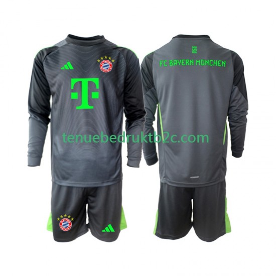Uitshirt FC Bayern München Keeper Voetbalteneu Kinderen 2025-26 L-S