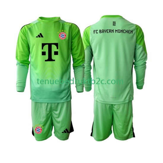 Thuisshirt FC Bayern München Keeper Voetbalteneu Kinderen 2025-26 L-S